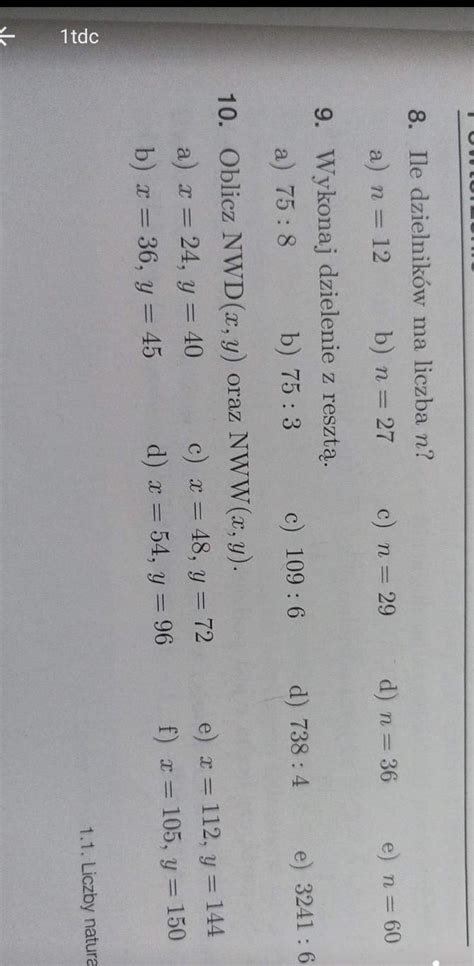 Oblicz Nwd X Y Oraz Nww X Y Brainly Pl