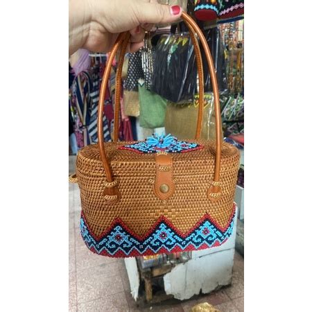 Jual Tas Etnik Rotan Manik Dayak Kalimantan Ts Os Shopee Indonesia