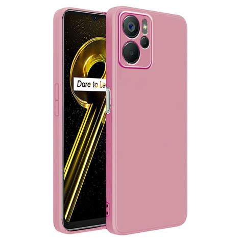 Liramark Silicone Soft Back Cover Case For Realme 9i 5g Silicone Pink Electronics