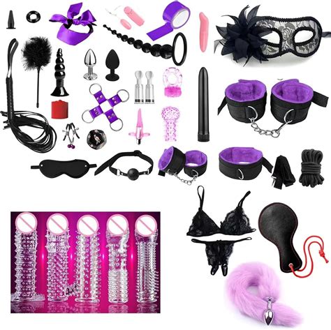 Amazon Sm Leather Bondage Sets Restraint Kits For Women And