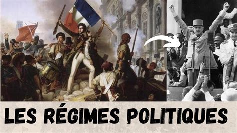 Les régimes politiques français de 1789 jusqu à nos jours YouTube