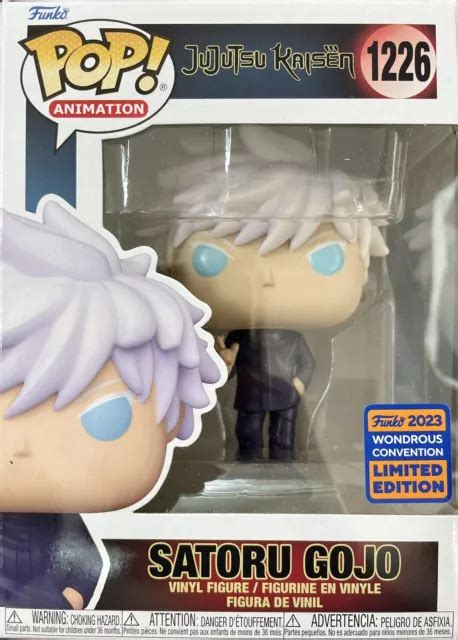 FUNKO POP SATORU Gojo 1226 Jujutsu Kaisen 2023 Wondercon Limited