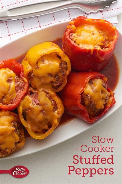 Slow Cooker Stuffed Peppers Artofit