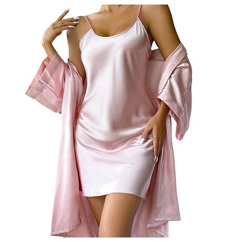 Niewtr Women Slip Lingerie Lace Chemise Nightgown V Neck Full Slip Dress Pink Xl Walmart