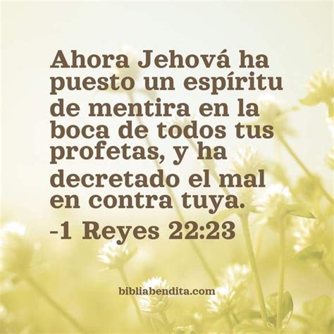 Explicación 1 Reyes 22 23 Ahora Jehová ha puesto un espíritu de