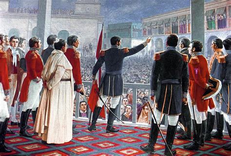 Proclamation Of The Independence Of Peru Proclamacion De La