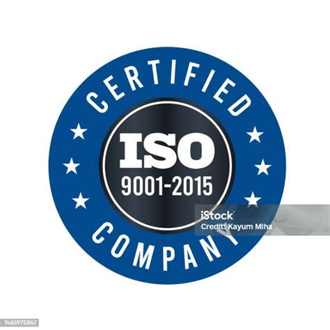 Ilustración De Certificación Iso 9001 2015 Logotipo Iso 90012015 Certificación Iso 9000 Y Más