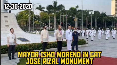 MAYOR ISKO MORENO NAGBIGAY PUGAY SA PANGBANSANG BAYANI DR JOSE RIZAL