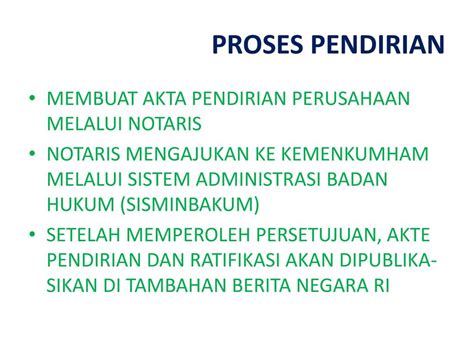 Akuntansi Perseroan Dasar Perseroan Proses Pendirian Sumber Permodalan