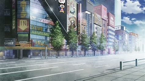 Anime City City Landscape City