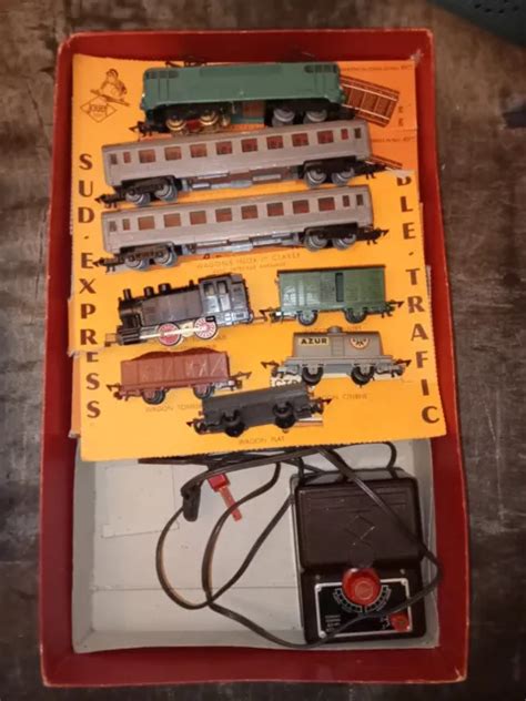 TRAIN HO jouef coffret réf 421 Sud Express Double trafic Super