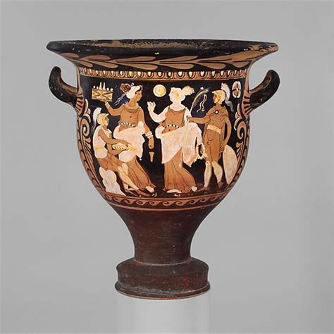 Terracotta Fragment Of A Bell Krater Bowl For Mixing Wine And Water