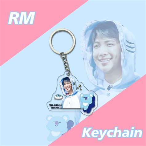 Bts Members Acrylic Keyrings Rm The Mad Shop