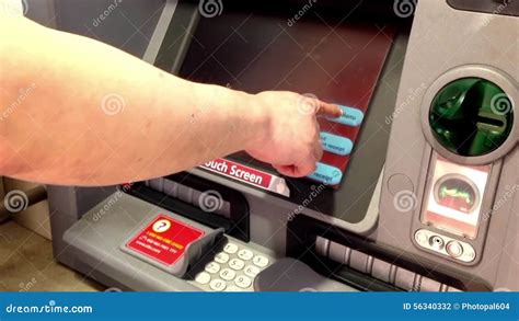 Man Depositing Cheque At Atm Machine Stock Footage Video Of Detail