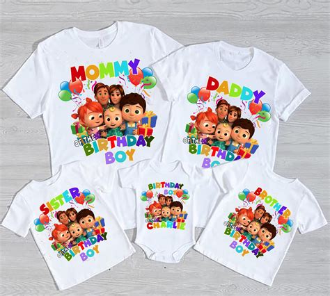 Cocomelon Birthday Shirts