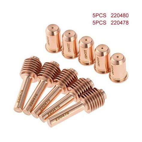 Copper Nozzle And Electrode For Plasma Cutting Hand Torch