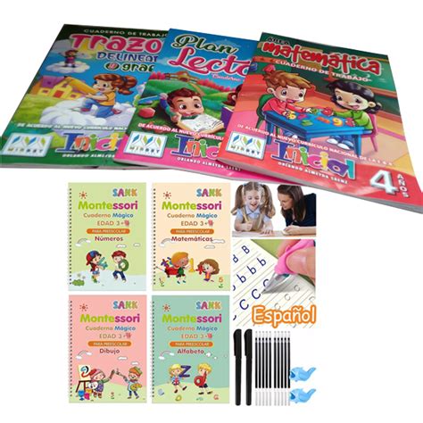 KIT LIBROS EDUCATIVO JHONELA KIT 3 A 4 AÑOS MODELO 1 JHONELA KIDS