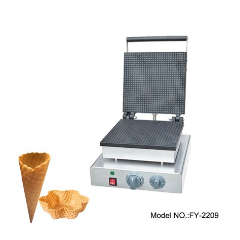 Waffle Cone Maker Commercial Stroopwafel Machine Single Plate