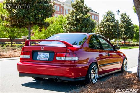 1998 Honda Civic With 15x8 20 Whistler Kr7 And 195 45R15 Toyo Tires