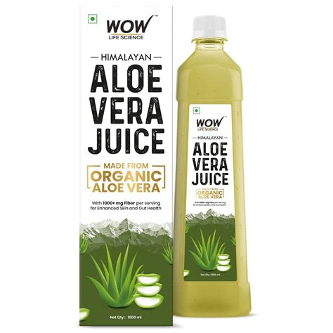 WOW Life Science Himalayan Aloe Vera Juice 1L