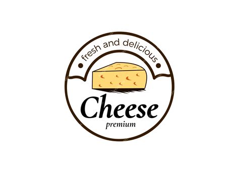 Diseño De Logotipo De Queso Y Panadería Vector De Logotipo De Tienda De Queso Premium Vector