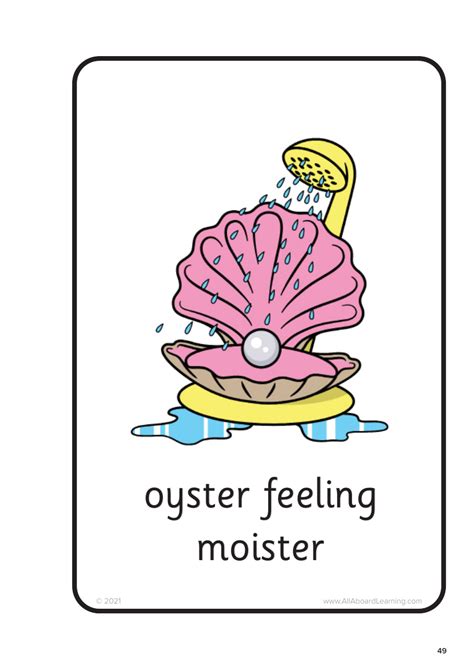 Week 2 Lesson 1 New Grapheme Oy Cards Phonics Phase 5 Unit 1