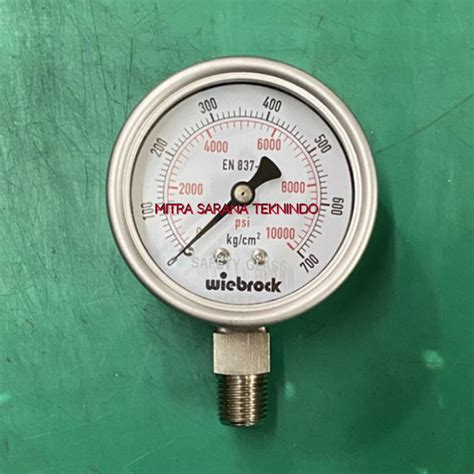 Jual Pressure Presure Gauge Raket Full Stainless 2 5 Inch 700 Bar 10000