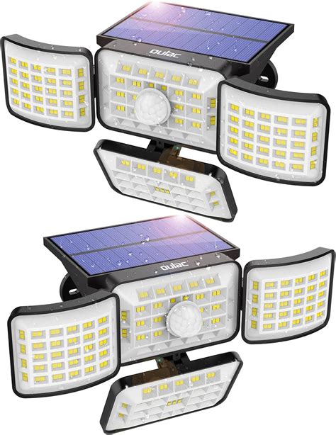 Oulac Solar Outdoor Lights Led Modes Solar Motion Sensor Lights