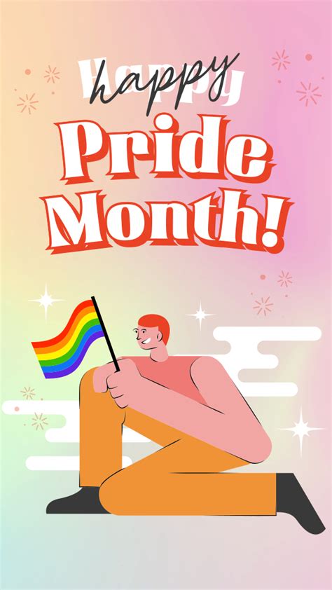 Modern Pride Month Celebration Instagram Story Brandcrowd Instagram Story Maker