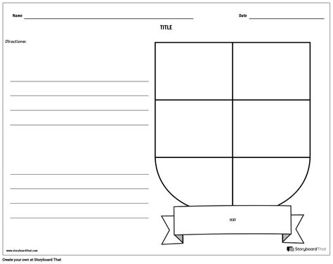 Printable Coat of Arms Get to Know Me Student Activity