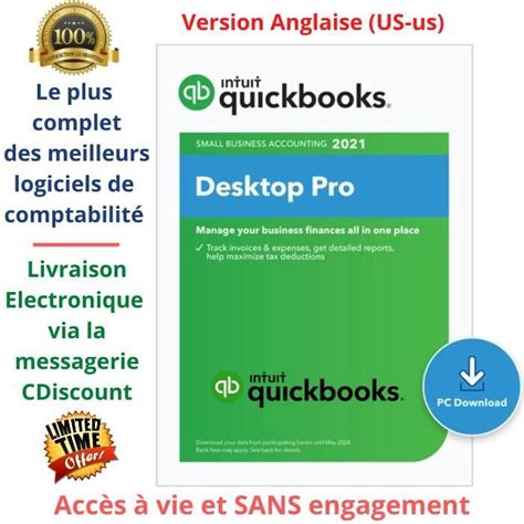 Intuit Quickbooks Desktop Pro Acc S Vie Logiciel De