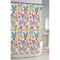 Shower Curtains - Bed Bath & Beyond | Butterfly shower curtain, Kids shower curtain, Cotton ...