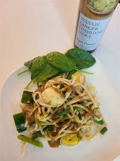 Wasabi Ginger Stir Fry With Palmini Noodles Bittersweet Herb Farm