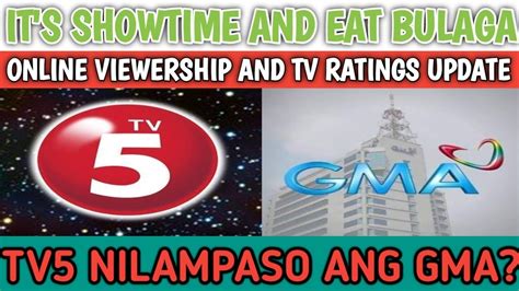 It S Showtime Eat Bulaga Online Viewership And Tv Ratings Update Youtube