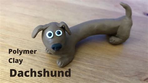 Polymer Clay Dog Dachshund Youtube