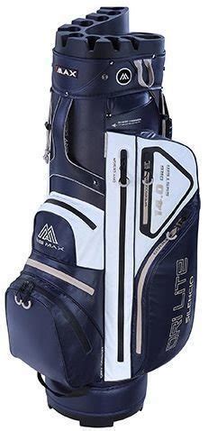 Big Max Dri Lite Silencio Navy White Cream Golf Bag Muziker