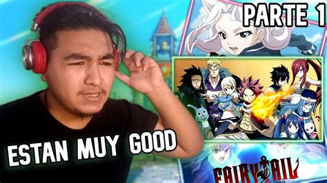 Reaccionando Por Primera Vez A Todos Los Openings De Fairy Tail