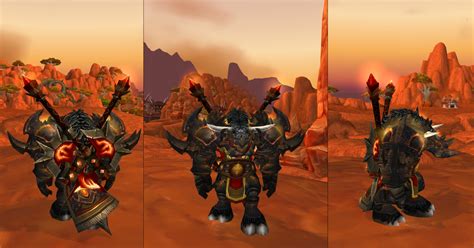 Warrior Definitive Set Tauren Male Transmogrification