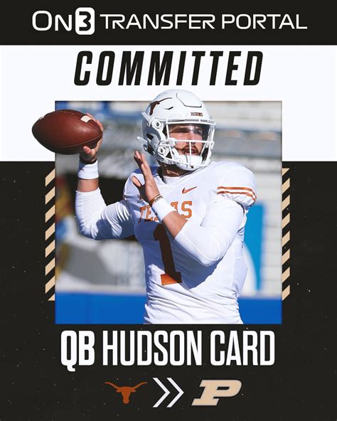 On On Twitter Breakingformer Texas Qb Hudson Card Has Committed To