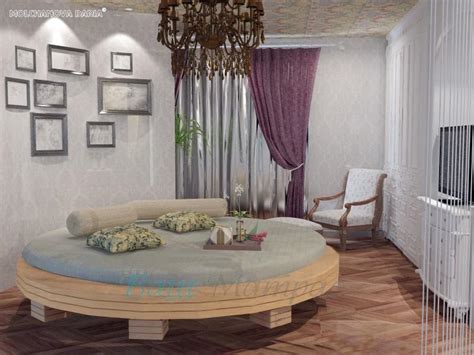 Купить круглую кровать из массива дерева Vita Mia Arena 2 в магазине ...