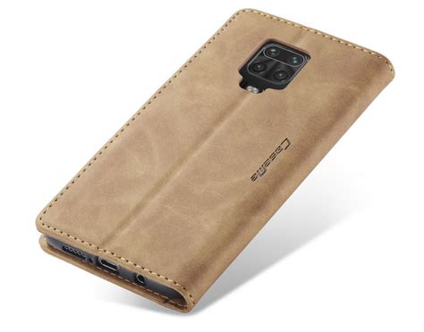 CaseMe Xiaomi Redmi Note 9 Pro Soft Slim Magnetic Flip Leather Wallet