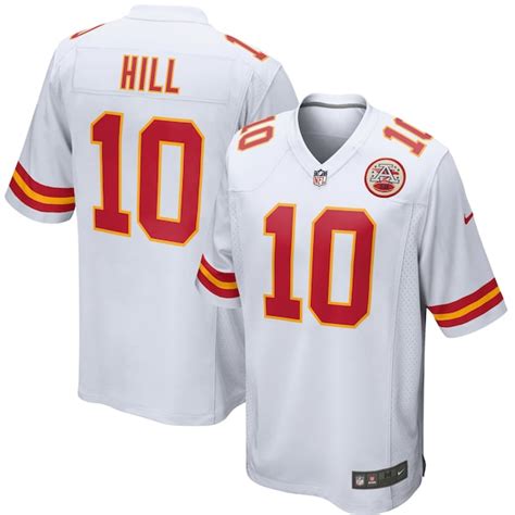 Men's Nike Tyreek Hill White Kansas City Chiefs Game Jersey