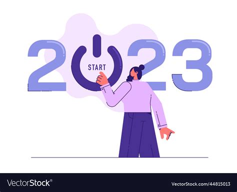 New business or launch start up company in 2023 Vector Image