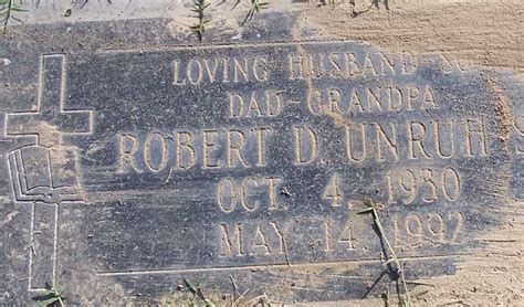 Robert Dean Unruh Find A Grave Memorial