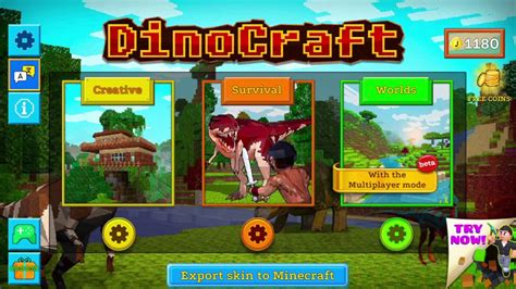 DinoCraft Survive Craft Pocket Edition GAMEPLAY 2 YouTube