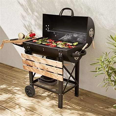 Tectake Bbq Grill Barbecue Charbon De Bois Fumoir Smoker Diverses