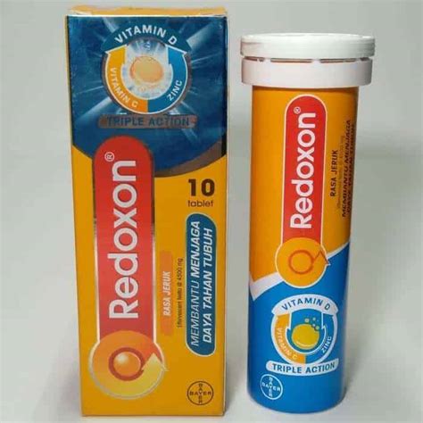 Redoxon Triple Action Effervescent Rasa Jeruk Manfaat Harga Efek