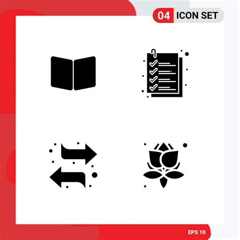 Set Of Commercial Solid Glyphs Pack For Open Arrows Layout Checkout