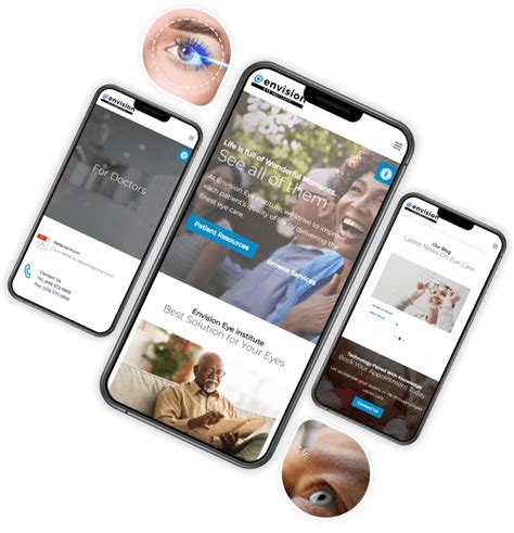 Custom Website For Envision Eye Institute | Gilmedia