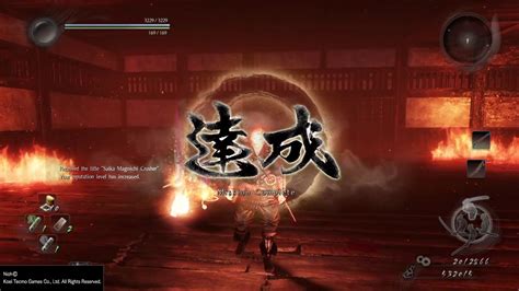 Nioh Saika Magoichi Crusher Way Of Strong No Jutsu Magic No Spirit